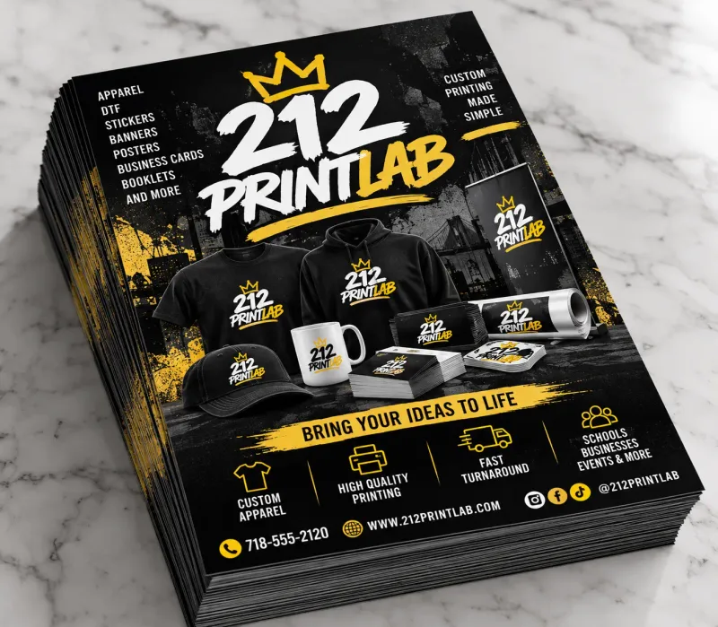 Flyers printing sample